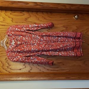 Anne Taylor Loft Medium Shirt Dress Print